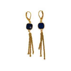 Boucles d'oreilles San Antoni lapis lazuli